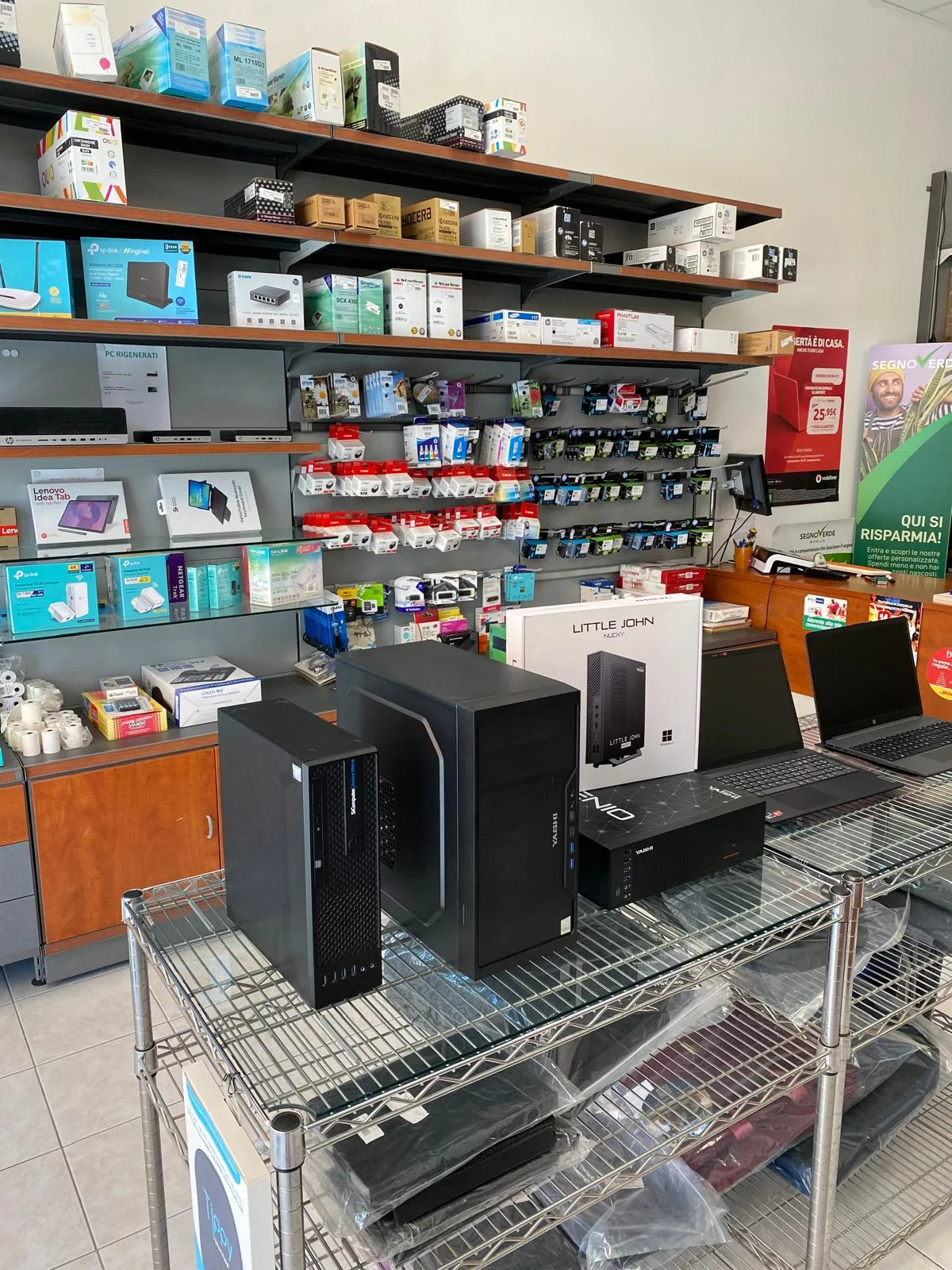 Dispositivi nel punto vendita Olipress